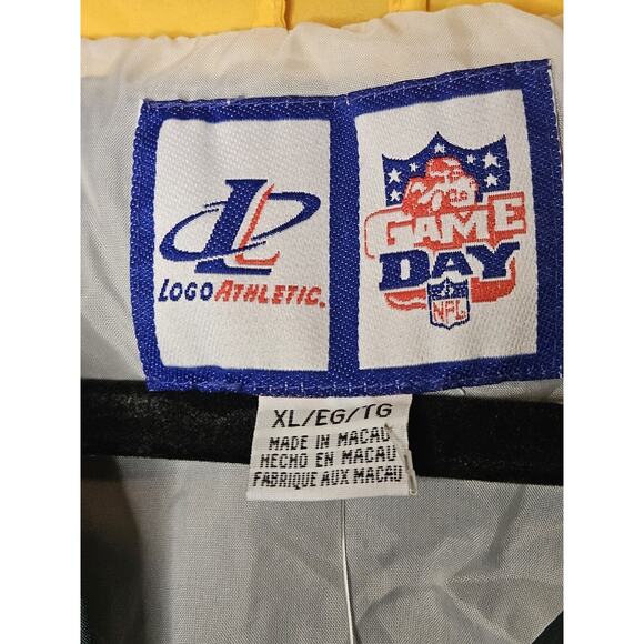 NWOT Vintage Logo Athletic Green Bay Packers Team NFL Windbreaker Jacket Mens XL - Picture 4 of 6